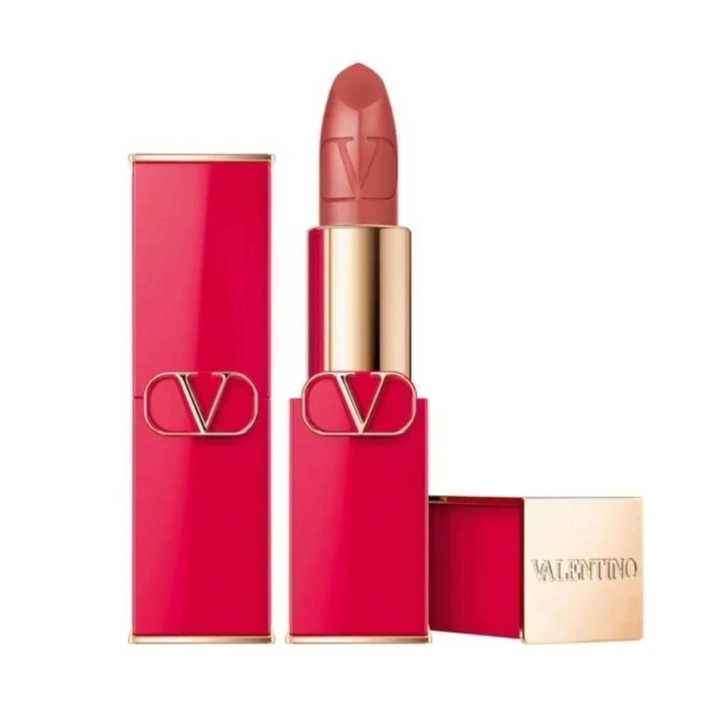 Valentino Rosso Striking Satin Lip 100R Roman Grace NIB